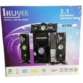 Resim 3+1 SES SİSTEMİ MP3/USB/SD/MS/MMC Hİ-Fİ UZAKTAN KUMANDA KONTROLLÜ SES SİSTEMİ IRUYEE SD-206BT Filonline.net, stoktan aynı gün teslim.