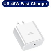 Resim 45w Hızlı Şarj Şarj Cihazı Samsung Uyumlu Usb C Pd Hızlı Şarj 3.0 Duvar Şarjı Galaxy Us White Charger ' Beyaz 
