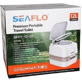 Resim Seaflo Portatif Tuvalet. Tekne Ve Karavan Tuvaleti. 18litre 