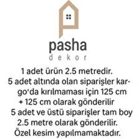 Resim Pasha Dekor 6 cm Sakarya Meşe Parke MDF Malzeme ile 2.50 mt Uzunlukta Estetik Süpürgelik 