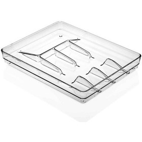 Resim Akrilik Şeffaf Çekmece İçi Kaşıklık & Organizatör ( 34*26*4.5) 