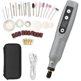 Resim Suofeng "geevorks 5 Hızlı Şarjlı Mini Taşlama Makinesi - Usb Şarjlı, Kesme, Zımparalama, Parlatma İçin Çok Fonksiyonlu Set" 