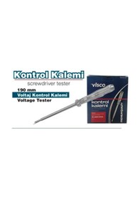 Resim Visco Kontrol Kalemi 190mm Düz Çelik Uçlu 