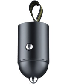 Resim Alüminyum Pd30w+qc3.0 Çift Port Arabalığın Şarj Cihazı, 12-24v Gizli Tip Otomobil Sigara Çubuğu Hızlı Şarj Aleti Siyah 