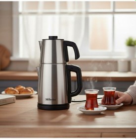 Resim Miletto MT20G 1.7 L Gizli Rezistanslı Otomatik Çay Makinesi 