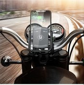 Resim Kewig M8s Bisiklet Alüminyum Navigasyon Dağı Açık Bisiklet Cep Telefonu Tutucu Gümüş Silver 