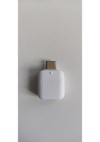 Resim Samsung Uyumlu Typc-e To Usb Otg Dönüştürücü Beyaz Gh96-12489a 