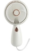 Resim Mena Rise MegaDepo Mini Vantilatör Şarjlı Yüksek Fan Gücü Tutmalı Fan Mini Fan Vantilatör Işıklı Va 