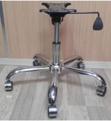 Resim Depolife Ofis Büro Çalışma Koltuğu Için Metal Yıldız Ayak Amortisör Tekerlek Şase Tek Kollu Mekanizma Seti 