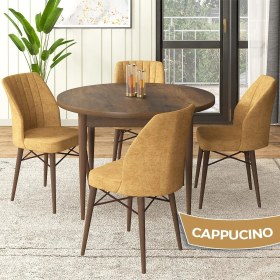 Resim Canisa Concept Rox Serisi, Yuvarlak Mutfak Masa Takımı, 