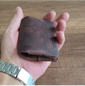Resim Sumerian Leather Craft Deri Cüzdan Kartlık 