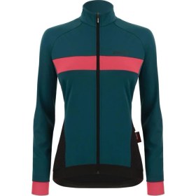 Resim Santini Coral Bengal Polartec Kadın Kışlık Bisiklet Ceketi 2W51775CORALBENG 