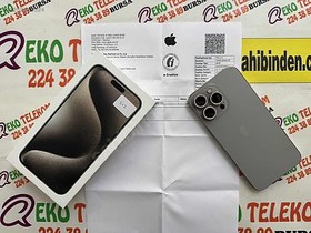 Resim Apple iPhone 15 Pro Max İkinci El TR | 512 GB | Natürel Titanyum 