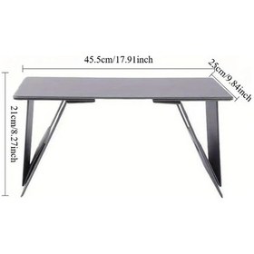 Resim Sunshine022 Mıanqı Auto Katlanır Araç Masası Kaymaz Yüzey Hafif Taşınabilir Siyah 