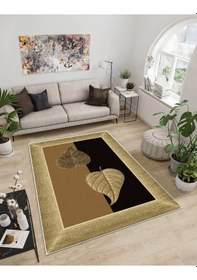 Resim Dijidekor Işıltı Koleksiyonu Model84 Süngerli Dijital Baskılı Saçaksız Mutfak Halısı Yolluk 