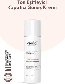 Resim Veela kapatıcı - cilt tonu eşitleyici 50 faktör cc krem luminous color correctıng cc cream spf 50 