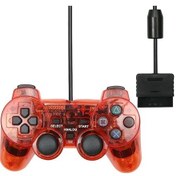 Resim Kablolu Sony Ps2 Denetleyici Mando Için Ps2/ps2 Joystick Playstation 2 Için T Kırmızı 