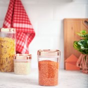 Resim Mugiss Krom Kapaklı Erzak Saklama Kabı - 15 cm 