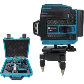 Resim Prohummer PH300 Çift Akülü 12 Köşe 360 Derece 58VF Otomatik Hizalamalı Lazer Metre (Mavi) 