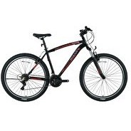Resim Bisan MTS 4600 21 Vites 26 Jant V-Fren MTB 18" 46 CM Siyah Kırmızı Dağ Bisikleti Siyah 