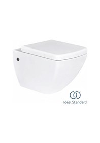 Resim Ideal Standard Strada Yavaş Kapanan Klozet Kapağı, Beyaz, Metal Menteşeli Z299701 Beyaz 