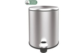 Resim Primanova Cigo Pedallı Çöp Kovası 6 LT Mat Metal M-E41-30-06 