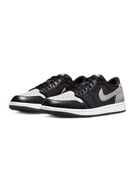 Resim Nike Air Jordan 1 Retro Low Og Leather Unisex Sneaker Hakiki Deri Unisex Günlük Spor Ayakkabı Siyah Siyah 