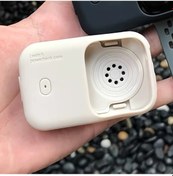 Resim Xuweiwei Bir I Watch Yaratıcı Akıllı Saat Şarj Kutusu Süt Beyazı Orta 44 45 46mm Se2 10 İçin Uygun 1200mah Taşınabilir Kablosuz Şarj 