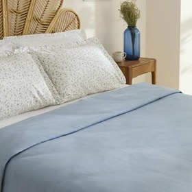 Resim Karaca Home Lina Bambu Tek Kişilik Pike Takımı Mavi 
