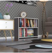 Resim Kenzlife Kitaplık Süper Ga 060*80*19 Gri 2 Katlı Tek Bölme Ofis Mutfak Banyo Dolabı Arkalıksız Çok Renkli 