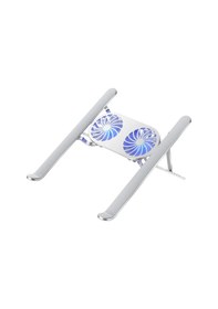 Resim Powermaster Soğutucu Stand Çift Fanlı Laptop Notebook Soğutucu 26x12.3 Cm 