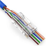 Resim BiSıfır Rj45 Açık Uçlu Ez Plug Konnektör jak (10 Adet) 