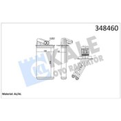 Resim Kale 348460 - Kalorifer Radyatörü Laguna I 1.8ı-1.9 Dcı-2.0ı 94- 