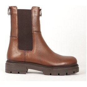 Resim Dericlub 66298 Gerçek Deri Kadın Bot Taba 