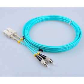 Resim cabex F/o Om3 Sc-fc Duplex Fiber Optik Patchcord Multimode 10 m 