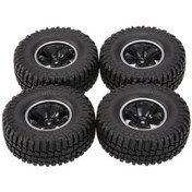 Resim Novahub 1/10 Rc Kaya Tırmanıcı İçin 4x 1.9 Yüksek Tutuşlu Jant Ve Lastik Seti - D90 Scx10 Cc01 Uyumlu 