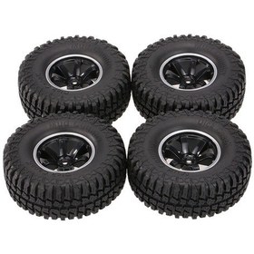 Resim Novahub 1/10 Rc Kaya Tırmanıcı İçin 4x 1.9 Yüksek Tutuşlu Jant Ve Lastik Seti - D90 Scx10 Cc01 Uyumlu 