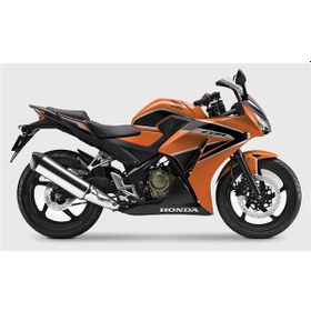 Resim Honda Cbr250R 2017 Turuncu Alt Sakal Grenaj Sticker 