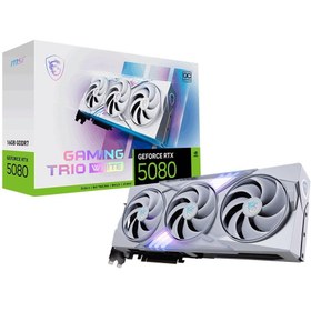 Resim MSI GeForce RTX 5080 16G GAMING TRIO OC WHITE 16GB GDDR7 256 Bit DLSS 4 Ekran Kartı 