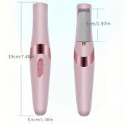 Resim Değiştirilebilir Tekerlekli Elektrikli Taşınabilir Ayak Törpüsü - Ayakları Pürüzsüzleştirir, Ölü Deriyi ve Kallusları Giderir, 500mAh Şarj Edilebilir Lityum Pil, Ergonomik Tasarım, Ev Spa Deneyimi İçin İdeal, Ayak Bakım Aracı|Ergonomik Ayak Törpüsü|Dayanıklı Plastik Gövde, Ayak Bakım Araçları 