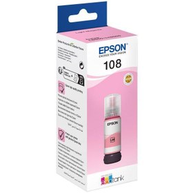 Resim T09C6 108 Light Magenta Açık Kırmızı Şişe Mürekkep T09C64 L18050-L8050 