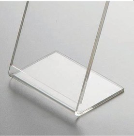 Resim A5 L-Tipi Dikey Şeffaf Föylük Menü lık Broşürlük Etiketlik 