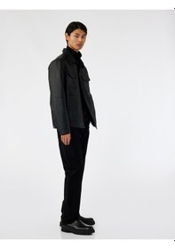 Resim Koton Normal Bel Straight Fit Jean Pantolon - Mark Jean Siyah 6wam40024nd Siyah 