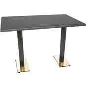 Resim Beymobilya Karanfil Gold Werzalit Masa (80X140) (532345203) 