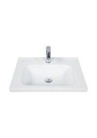 Resim Creavit Id080 Ideal Dolap Uyumlu Lavabo 45 x 80 CM Beyaz 