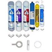 Resim Pemax Water Solutions Kapalı Kasa Su Arıtma Cihazlarına Uygun STD 6'lı Vontron Mebran Mineral-Tatlandırıcı Set 