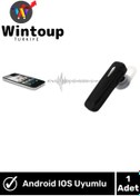 Resim Wintoup Poco&Honor&Oppo Uyumlu Tekli Bluetooth Kulaklık Handsfree 