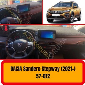 Resim DACIA SANDERO STEPWAY 2021+ ÖN GÖĞÜS / PANEL / TORPİDO KORUMASI - KILIFI - HALISI 