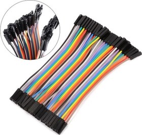 Resim Robada 10cm 40 Pin Dişi Dişi Dupont Kablo Breadboard Jumper 