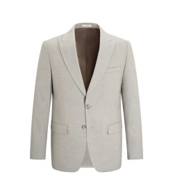Resim Hatemoğlu Vizon Slim Fit Sivri Yaka Klasik Takım Elbise Vizon 